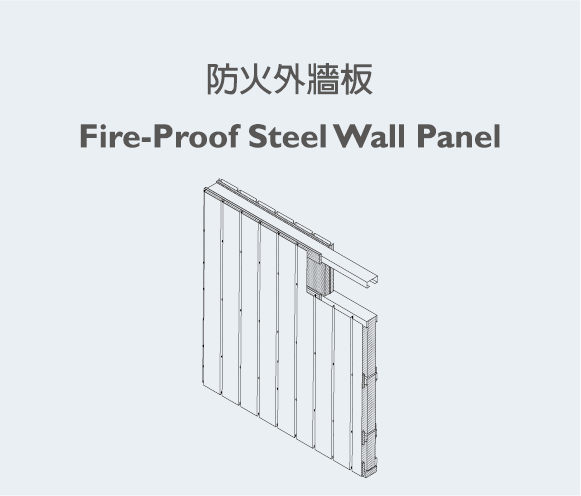 Fire-Proof Steel Wall Panel